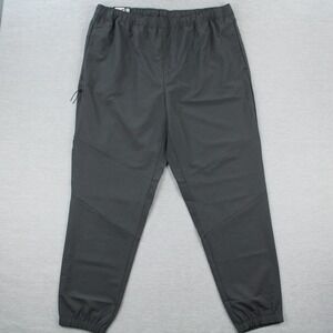 Gap Fit Jogger Pants Mens Size XL Gray Performance Polyester Stretch NEW